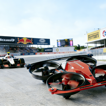 RC Drone paddle protected